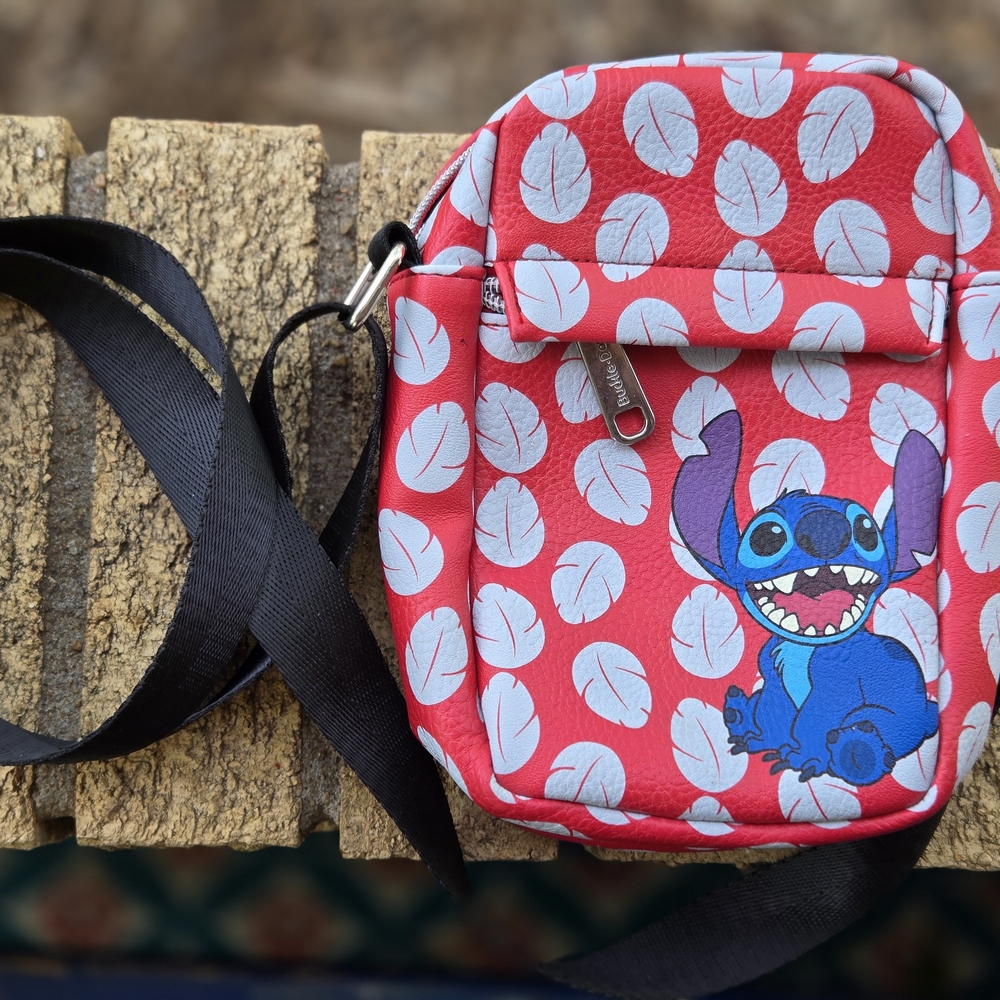 Disney Lilo And Stitch Crossbody Purse Bag Vegan Leather